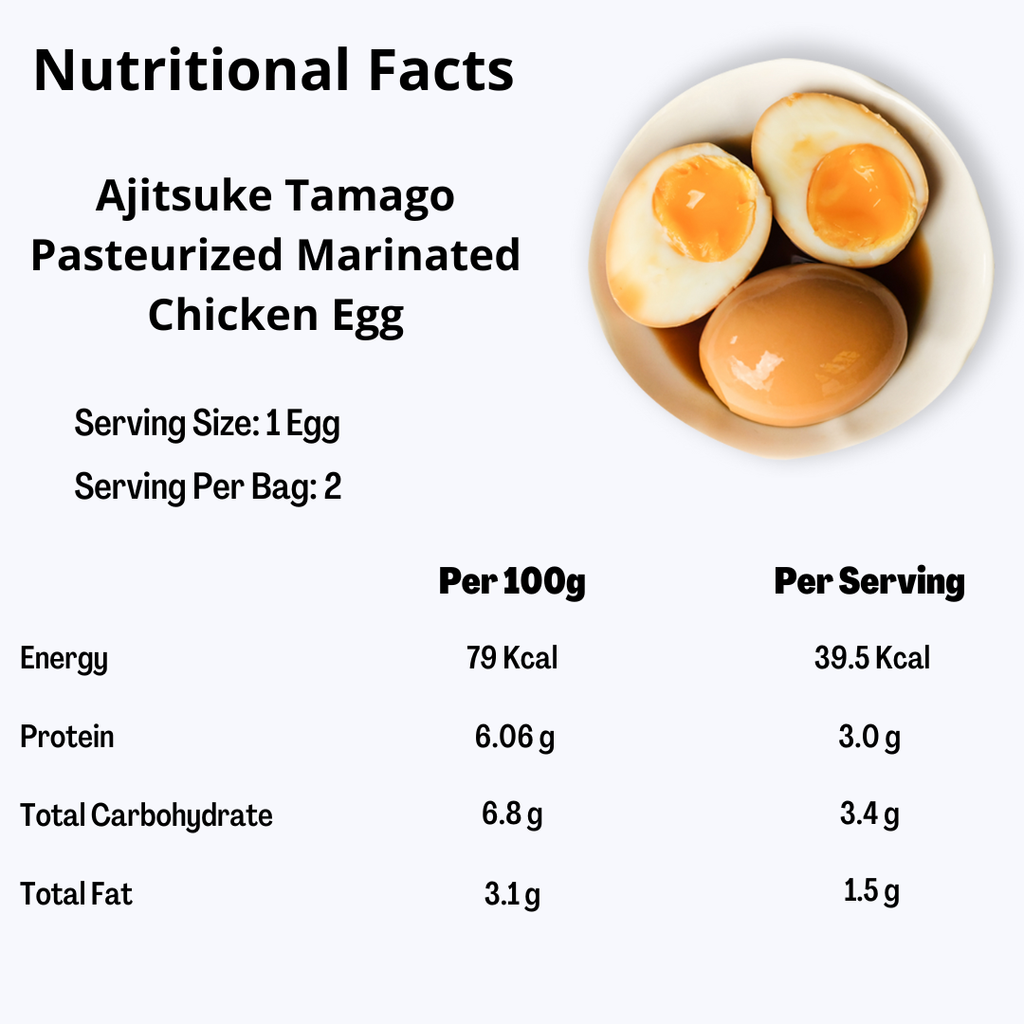 Ajitsuke - Nutrirional Facts