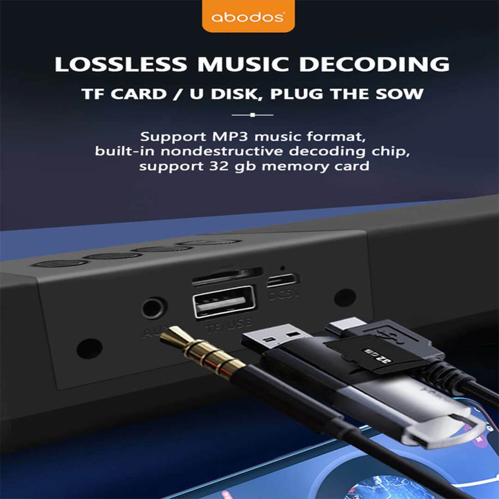 Abodos ASBS17 Wireless Desktop Speaker My Box Stores