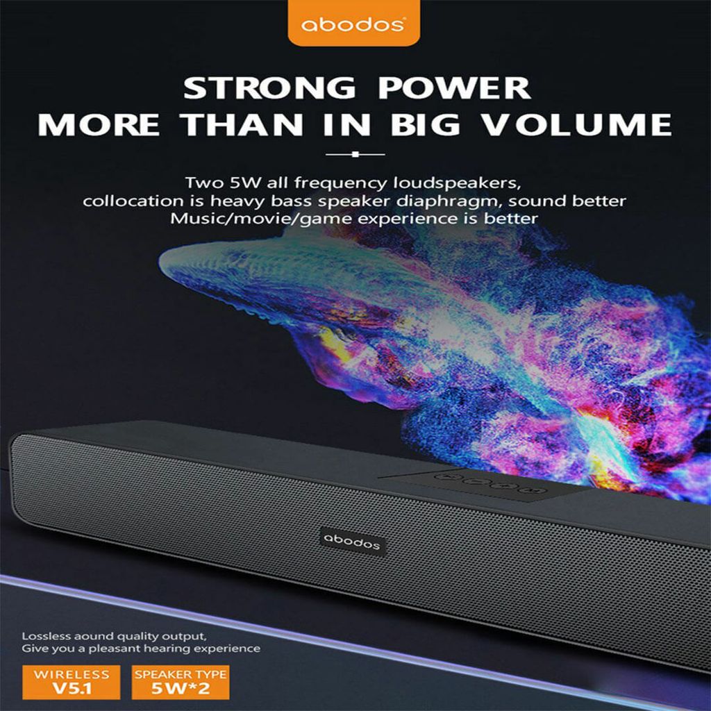 Abodos ASBS17 Wireless Desktop Speaker My Box Stores