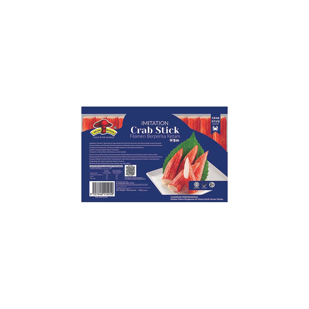 Imitation Crab Stick 250g (Mushroom) Chongsway Frozen Mart