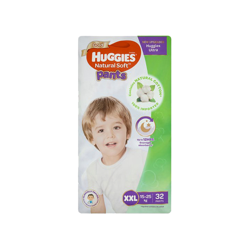 Buy Huggies Nature Care Baby Diaper Pants - 100% Organic Cotton, XXL, 15-25  kg Online at Best Price of Rs 540 - bigbasket