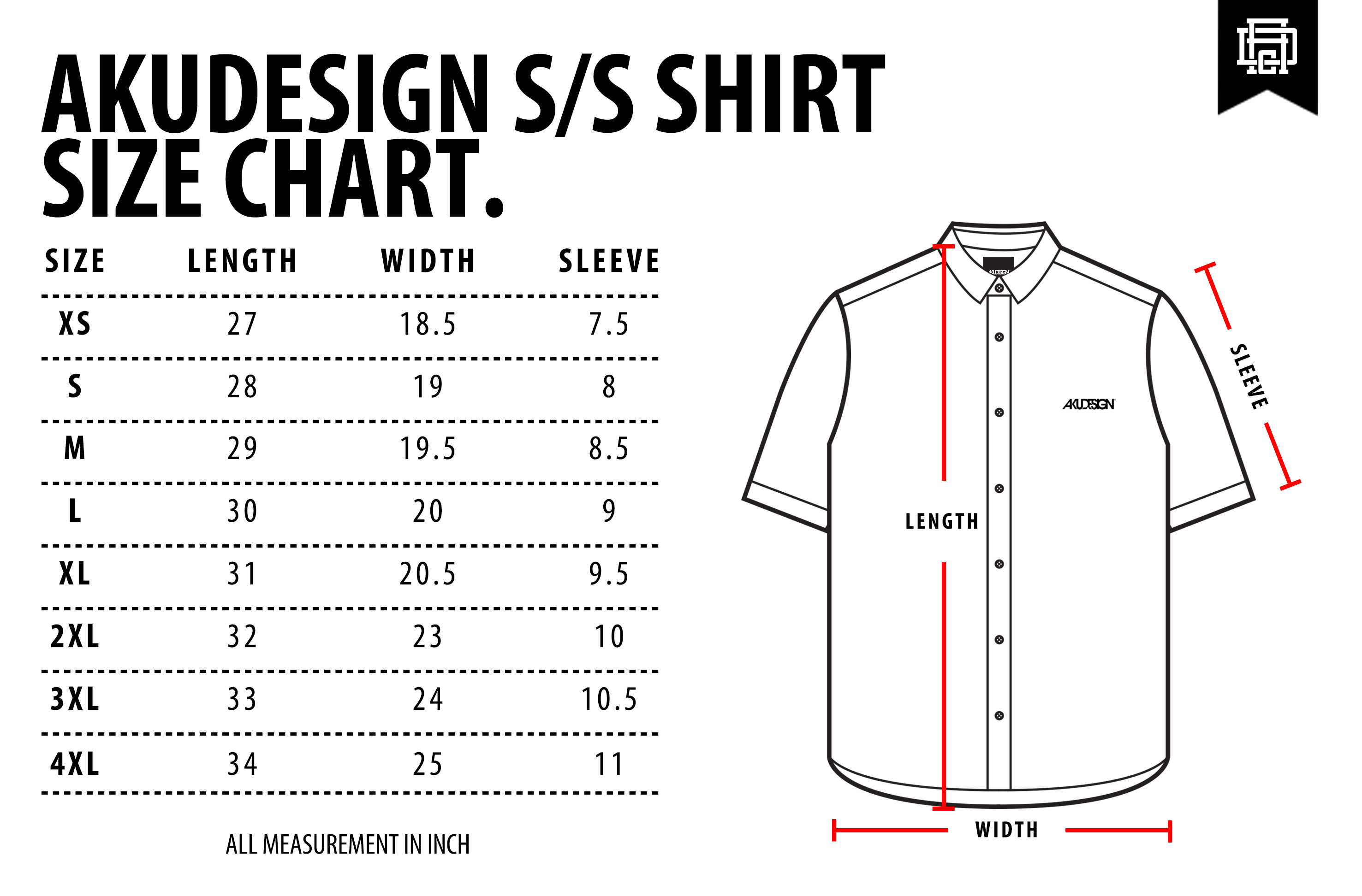 Short Sleeve Shirts Size Chart - WF.jpg Short Sleeve Shirts Size Chart - WF.jpg
