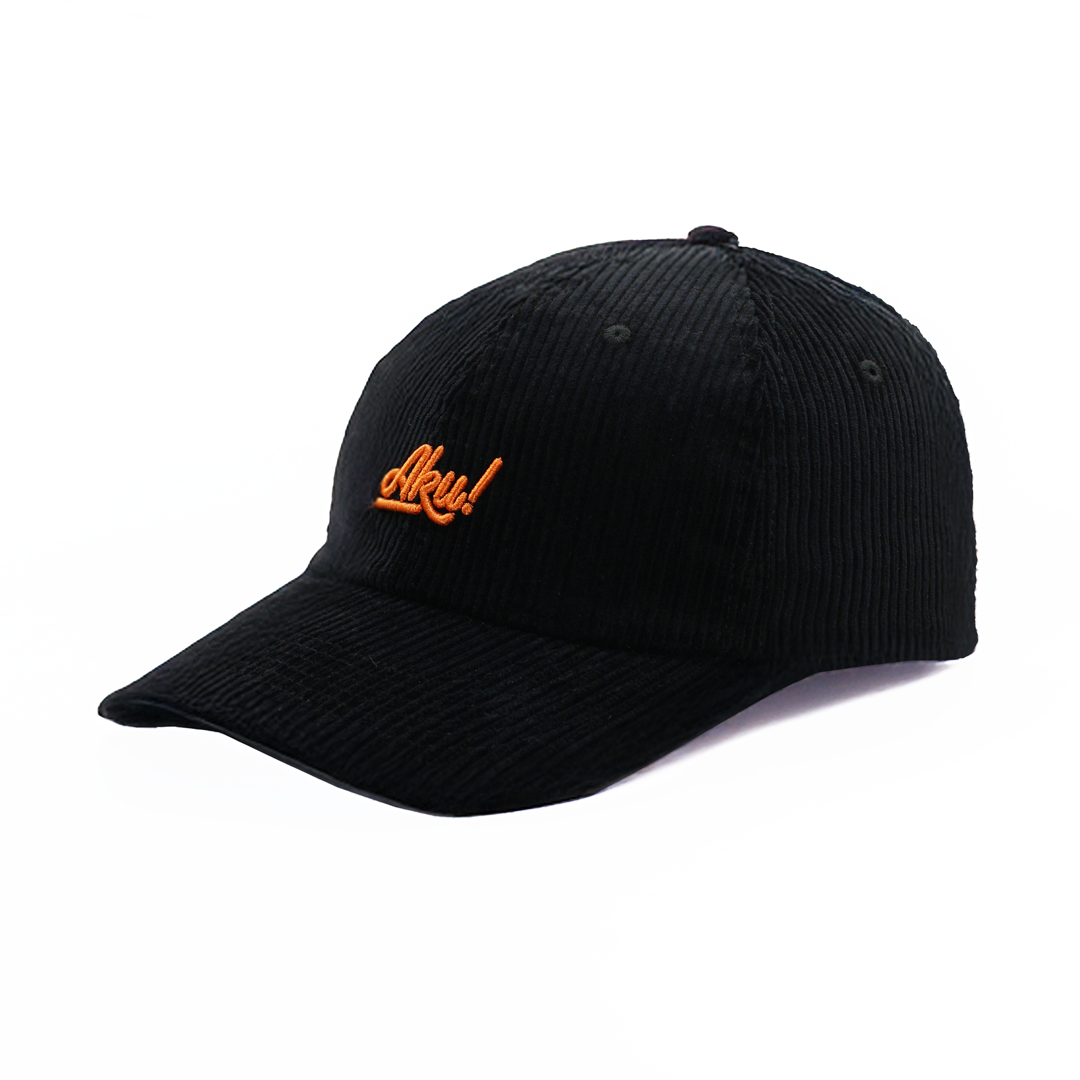 Trash Dads Cap Corduroy Black_1080x1080 01
