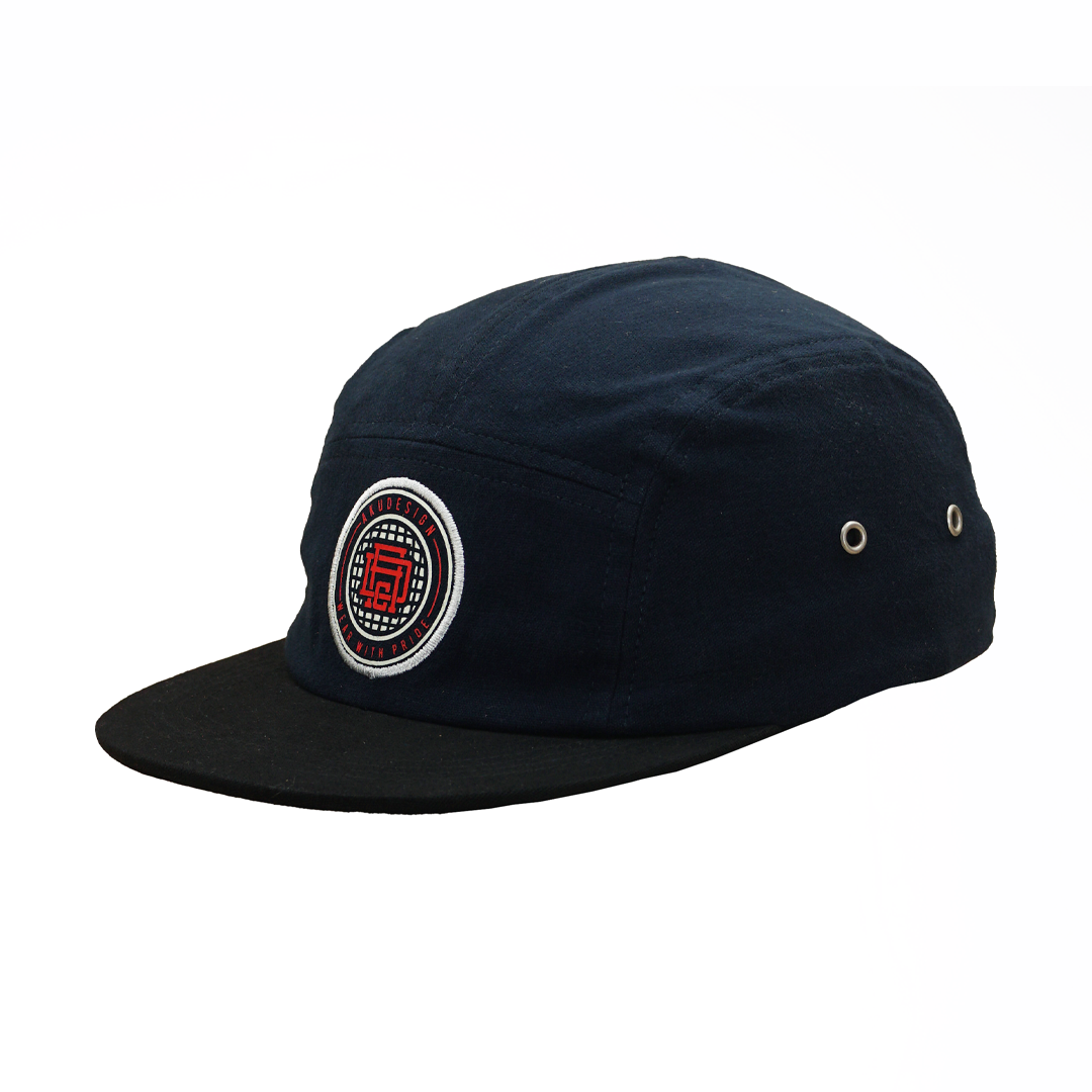 Globe 5 Panel Cap Navy_1080x1080 01