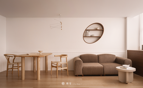 樂宅家具 Lahomeware 韓式年糕粗腿實木餐桌-2-8