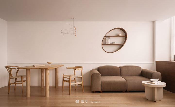 樂宅家具 Lahomeware 韓式年糕粗腿實木餐桌-2-8