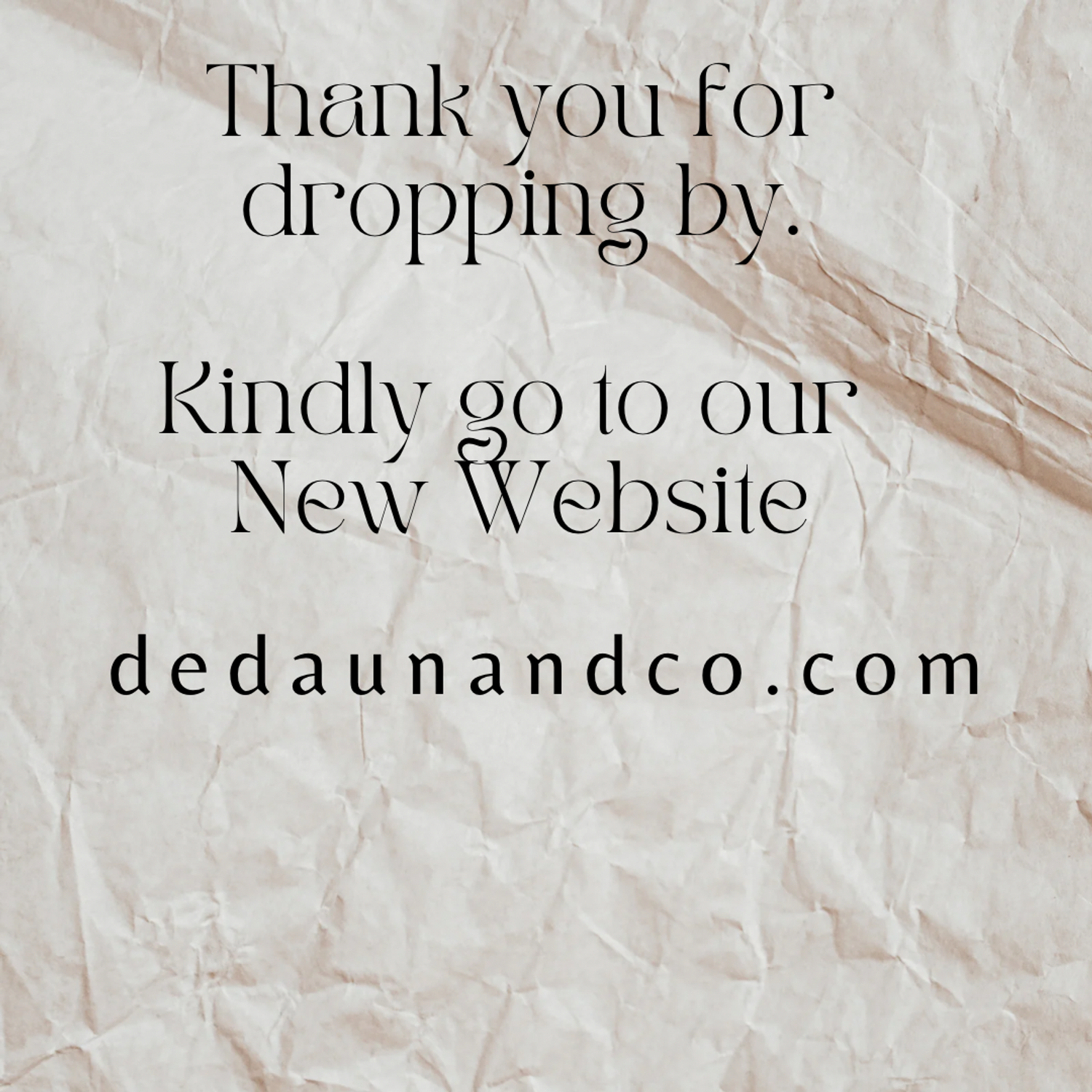 Dedaun+co. | Visit Our New Website: dedaunandco.com