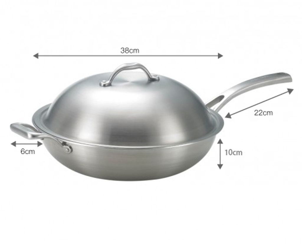 38CM單柄炒鍋-1