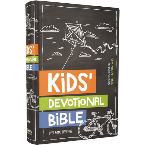 NIrV, Kids' Devotional Bible, Hardcover: Over 300 Devotions, By Connie Neal, Children's Bible