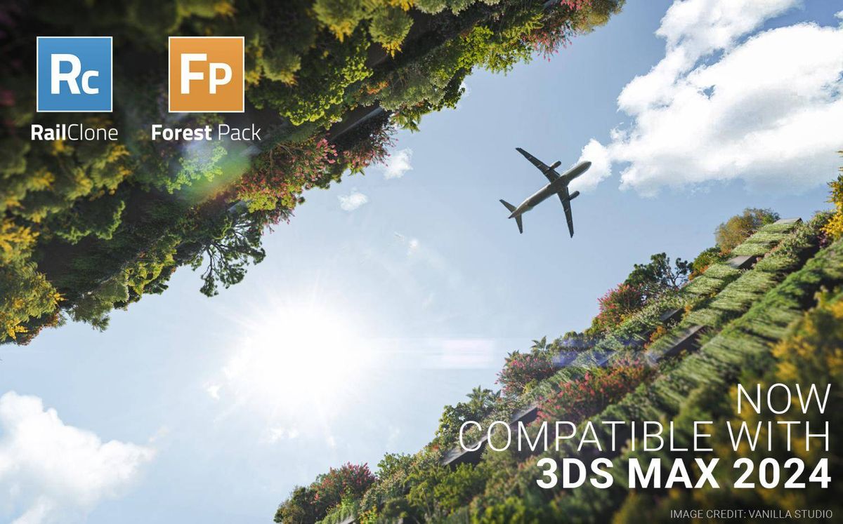 Forest Pack 和 RailClone 領先的散射、layout、建模和場景集合外掛現在能與 3ds max 2024 完全相容!