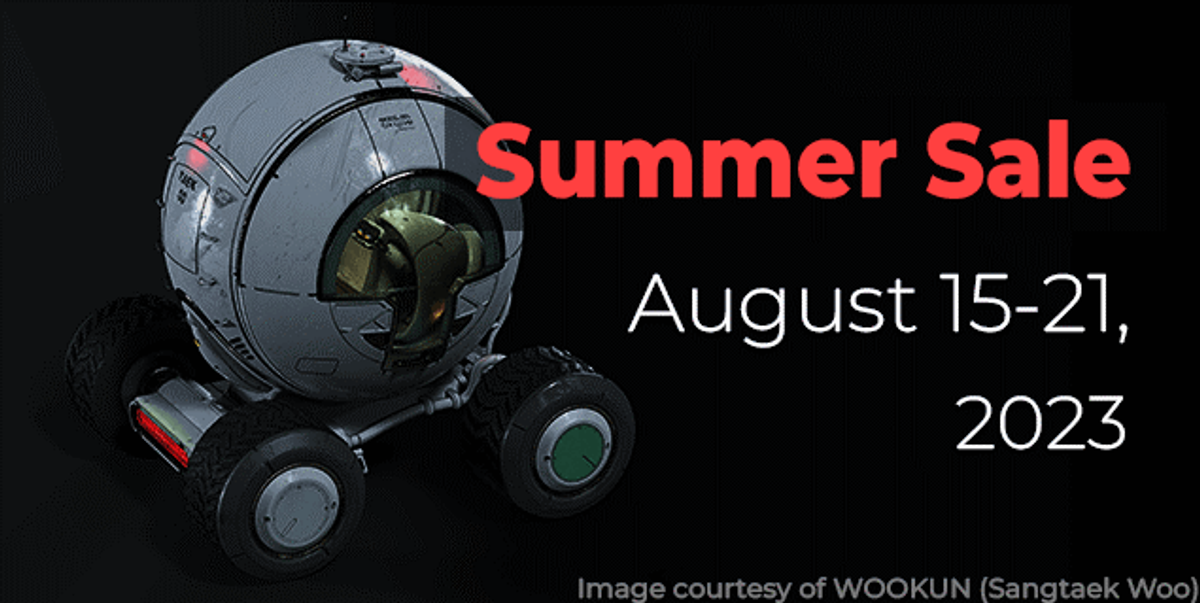  3DCoat Summer Sale  全系列產品最低下殺75折 優惠期間:2023/08/15-2023/08/21 中午12:00截止