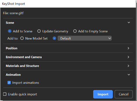 Import of glTF Animations (2024.2)