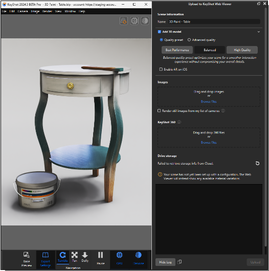Improved Web Viewer Upload Dialogue Window