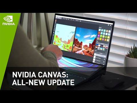 NVIDIA Canvas: New Update | 4x Higher Resolution & 5 New Materials