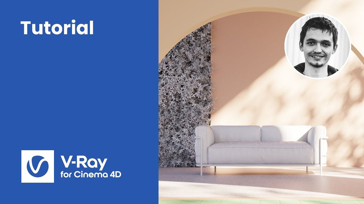 V-Ray for Cinema 4D 室內渲染設計新手教學影片