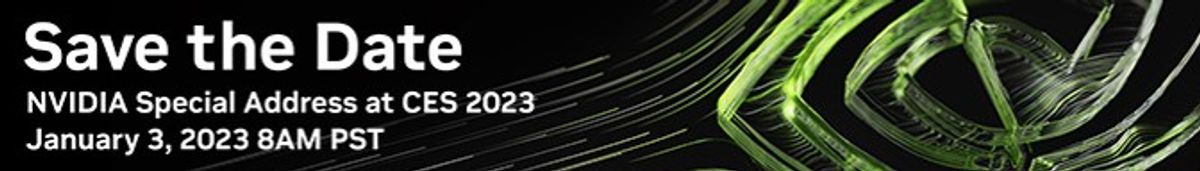 NVIDIA CES 線上特別演說 將於2023/1/4舉辦