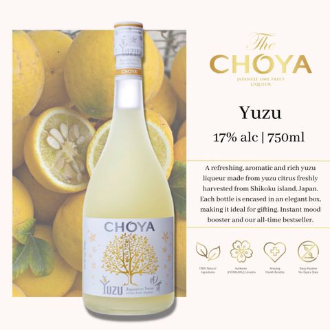 Choya Yuzu 17% Info