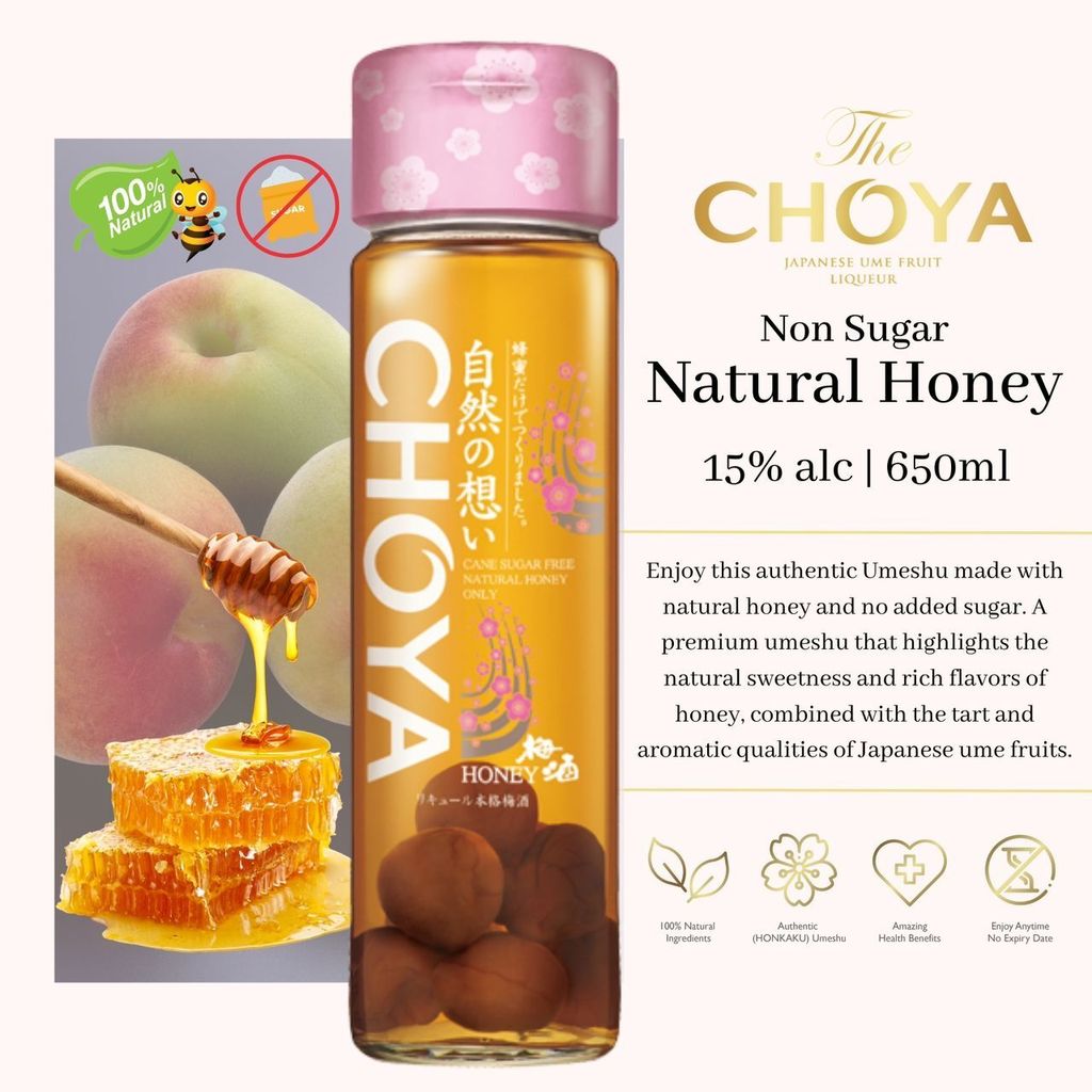 CHOYA Natural Honey Info