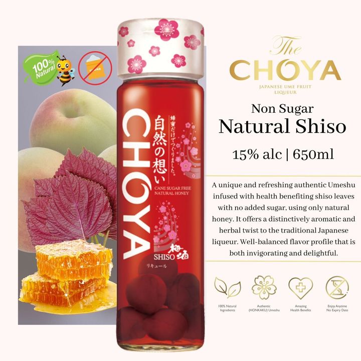 CHOYA Natural Shiso Info