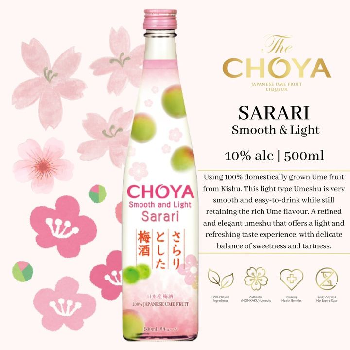 CHOYA Sarari Info