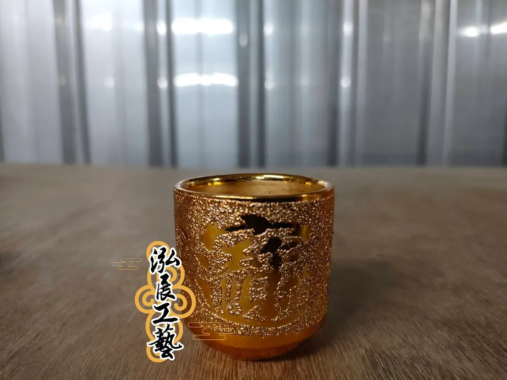 O22000007沙金平底酒杯 (2)