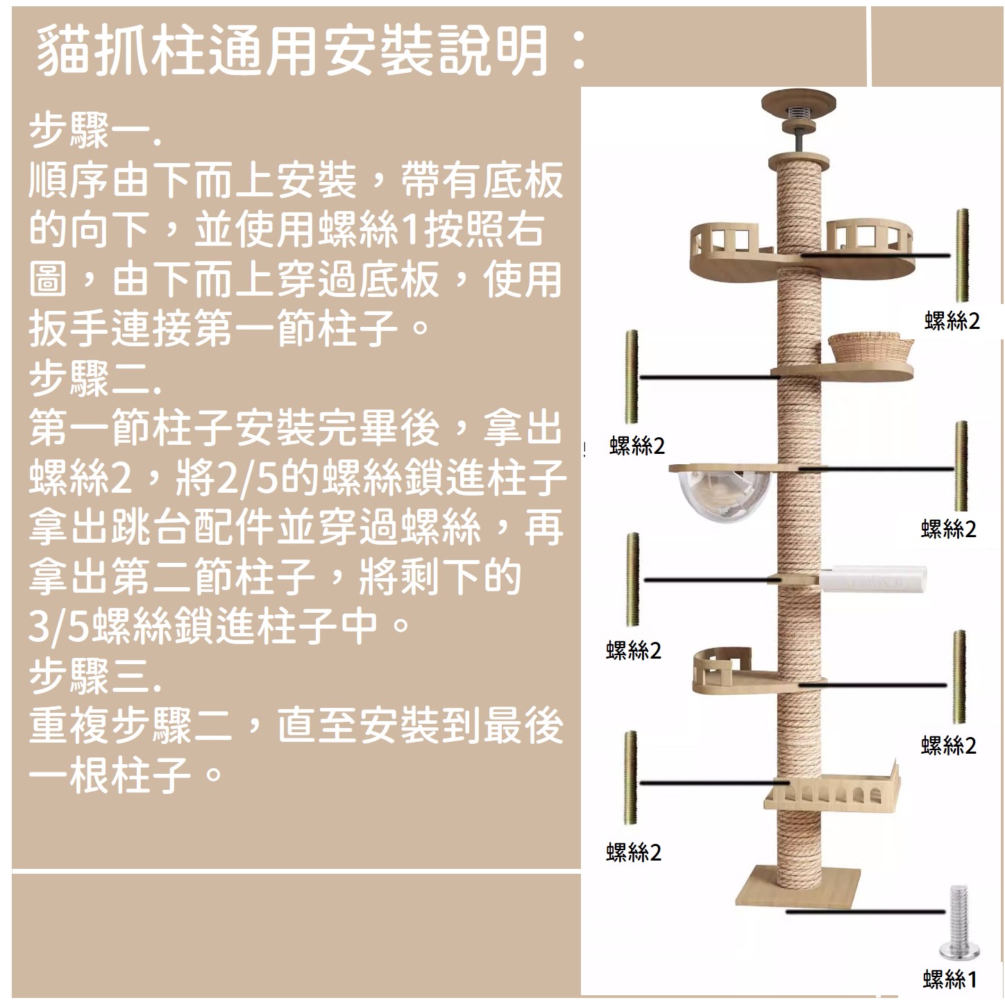 安裝說明1