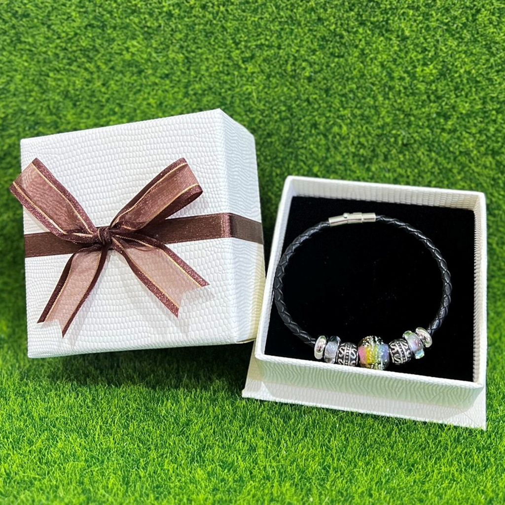 小星雲皮繩手環 琉璃 骨灰 圖2