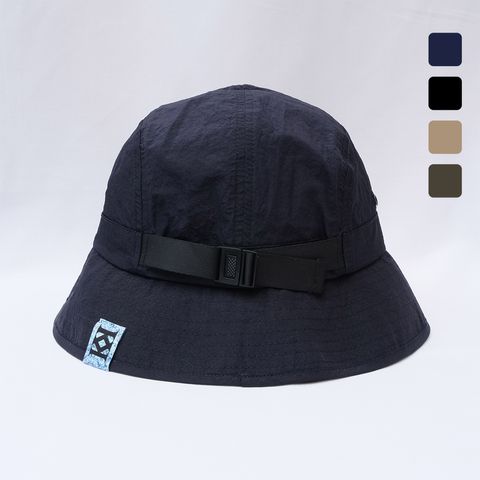 Buckle-fastening Ripstop Bucket Hat