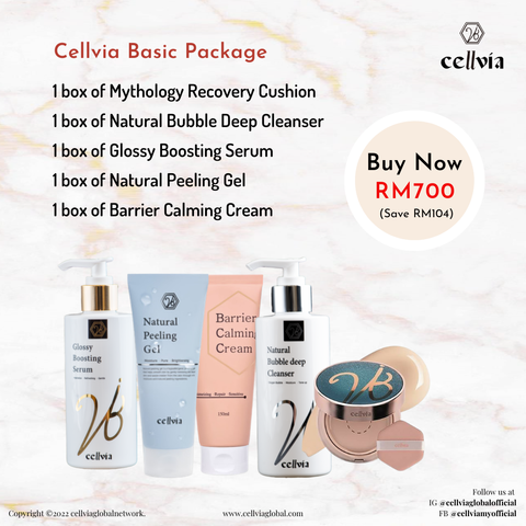 cellvia Skincare package