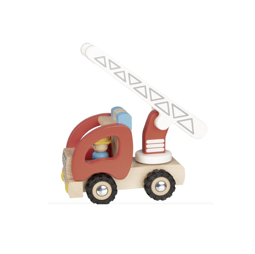 Ladder fire truck red .png