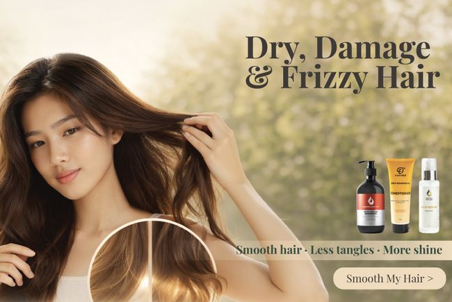 Essential Store | Find the Right Routine for Your Hair Concern - Frizzy Hair