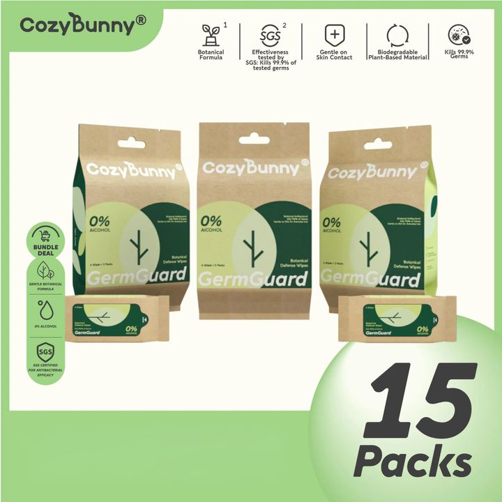1 cozybunny wet tissue 15packs