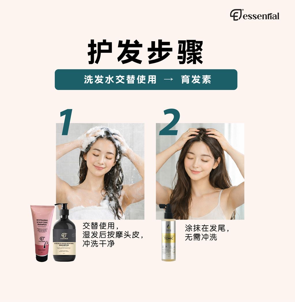 March promo_ginger and scalp 步骤