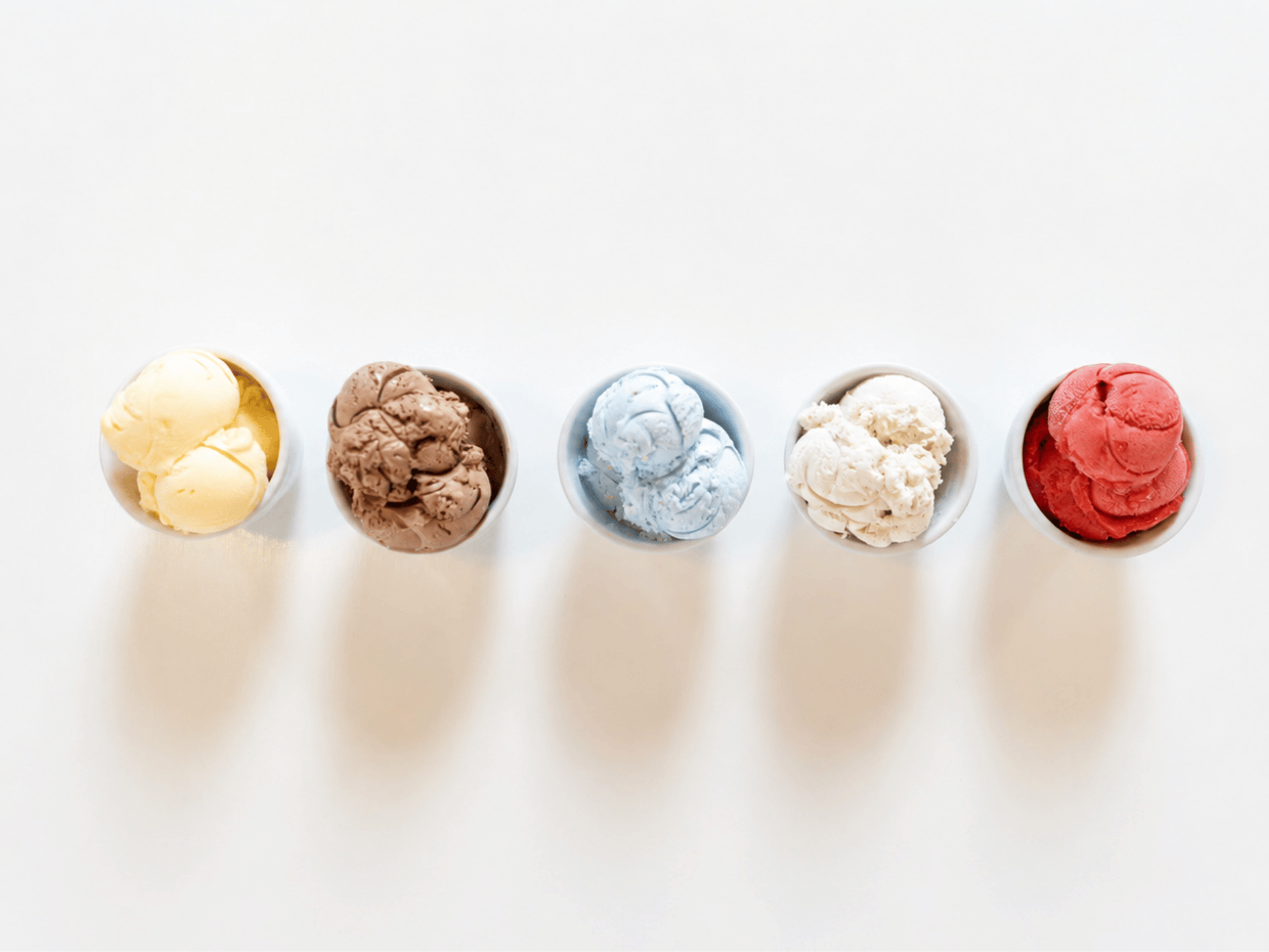 Soft serve and ice cream powder