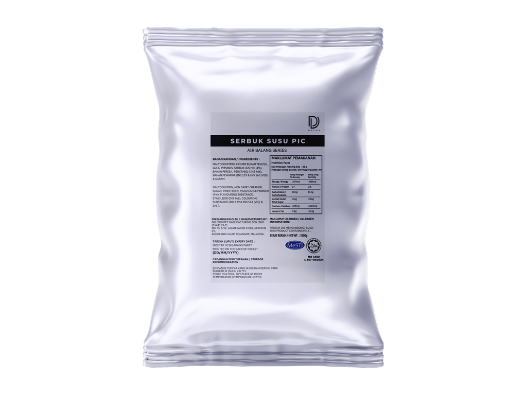 air balang - Peach Milk packaging 1kg