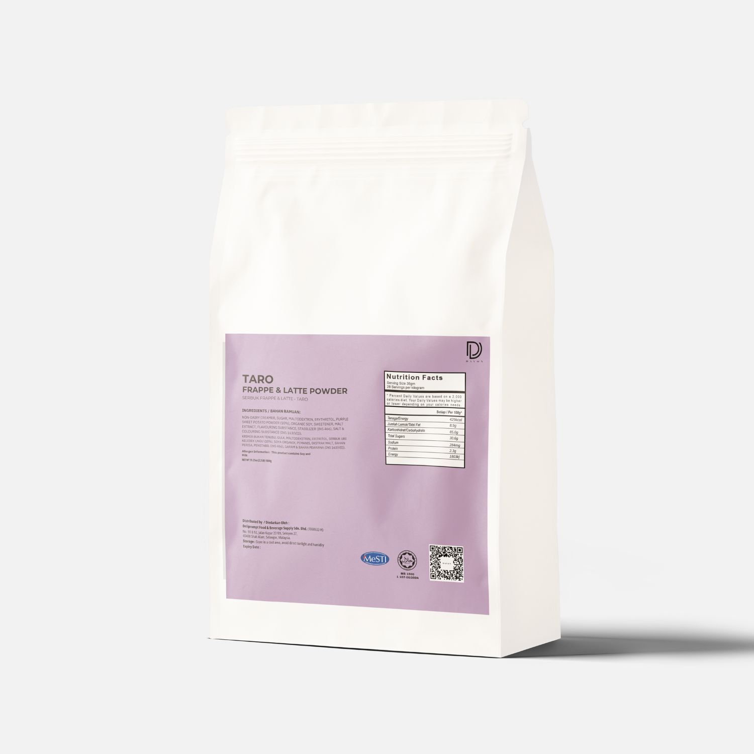 Taro Frappe & Latte Powder – Davon