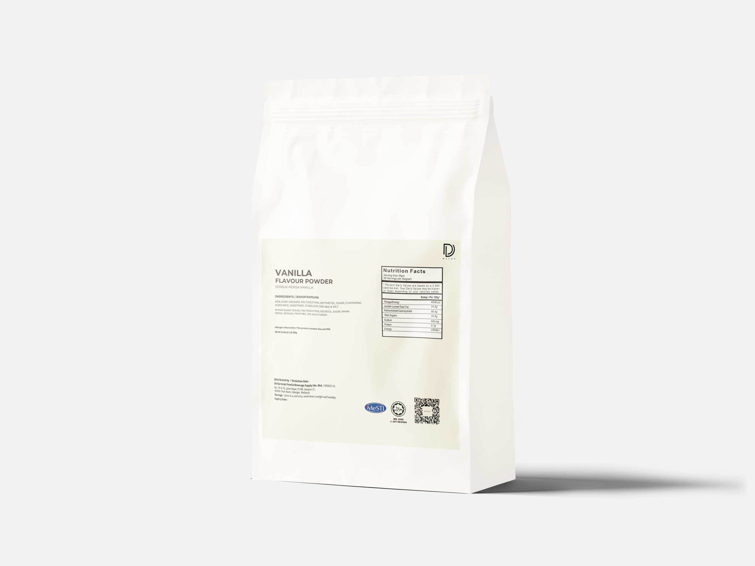 vanilla new packaging