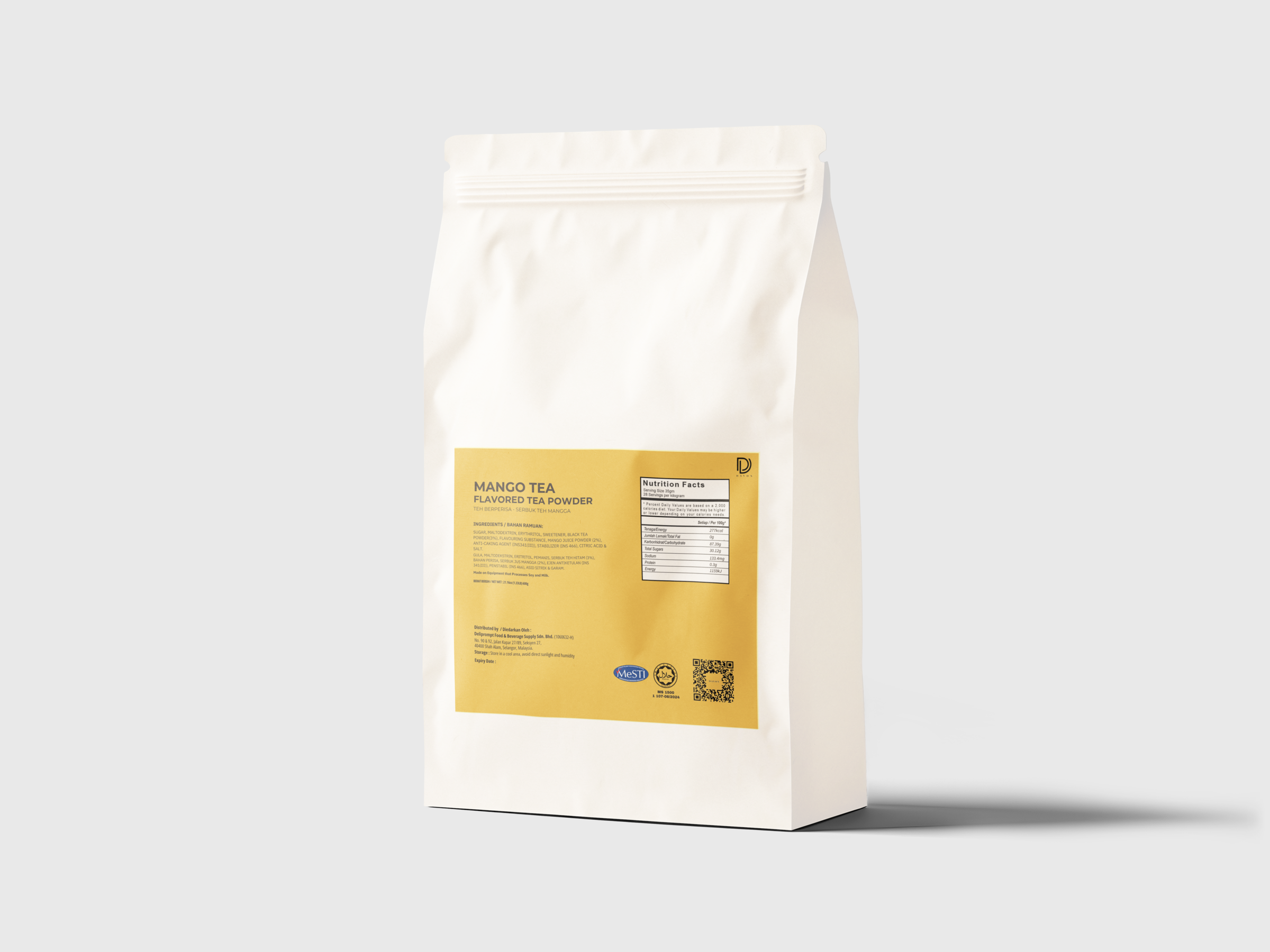 mango tea new packagaing