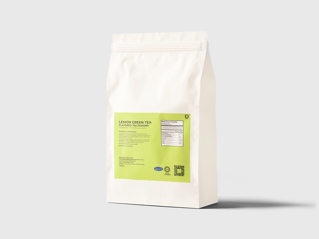 lemon green tea new packagaing