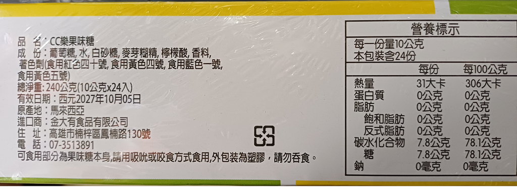 CC樂 規格