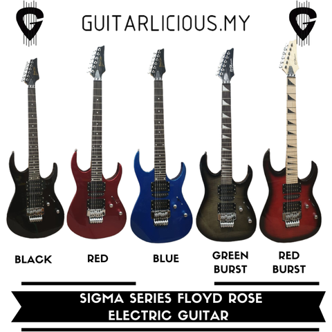 SIGMA Series Floyd Rose Electric Guitar with Tremolo (RCStromm / KG-21) –  GUITARLICIOUS.MY
