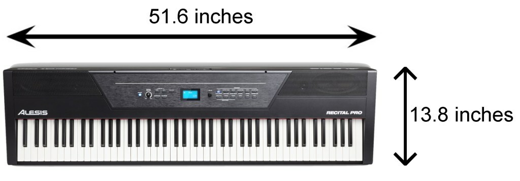 Alesis Recital Pro 88-key Hammer-action Digital Piano