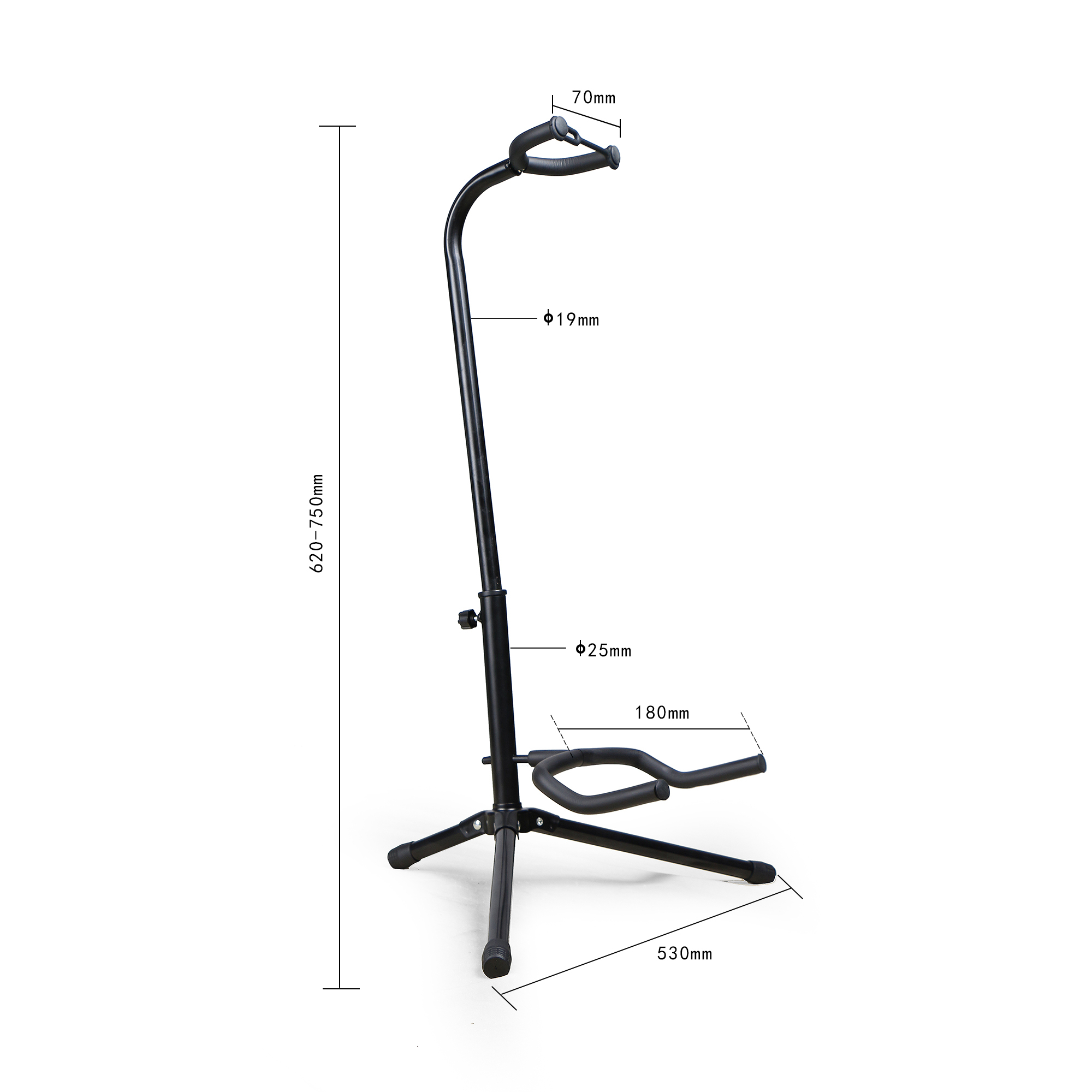 Single Guitar Stand with Lock (HY302) GUITARLICIOUS.MY