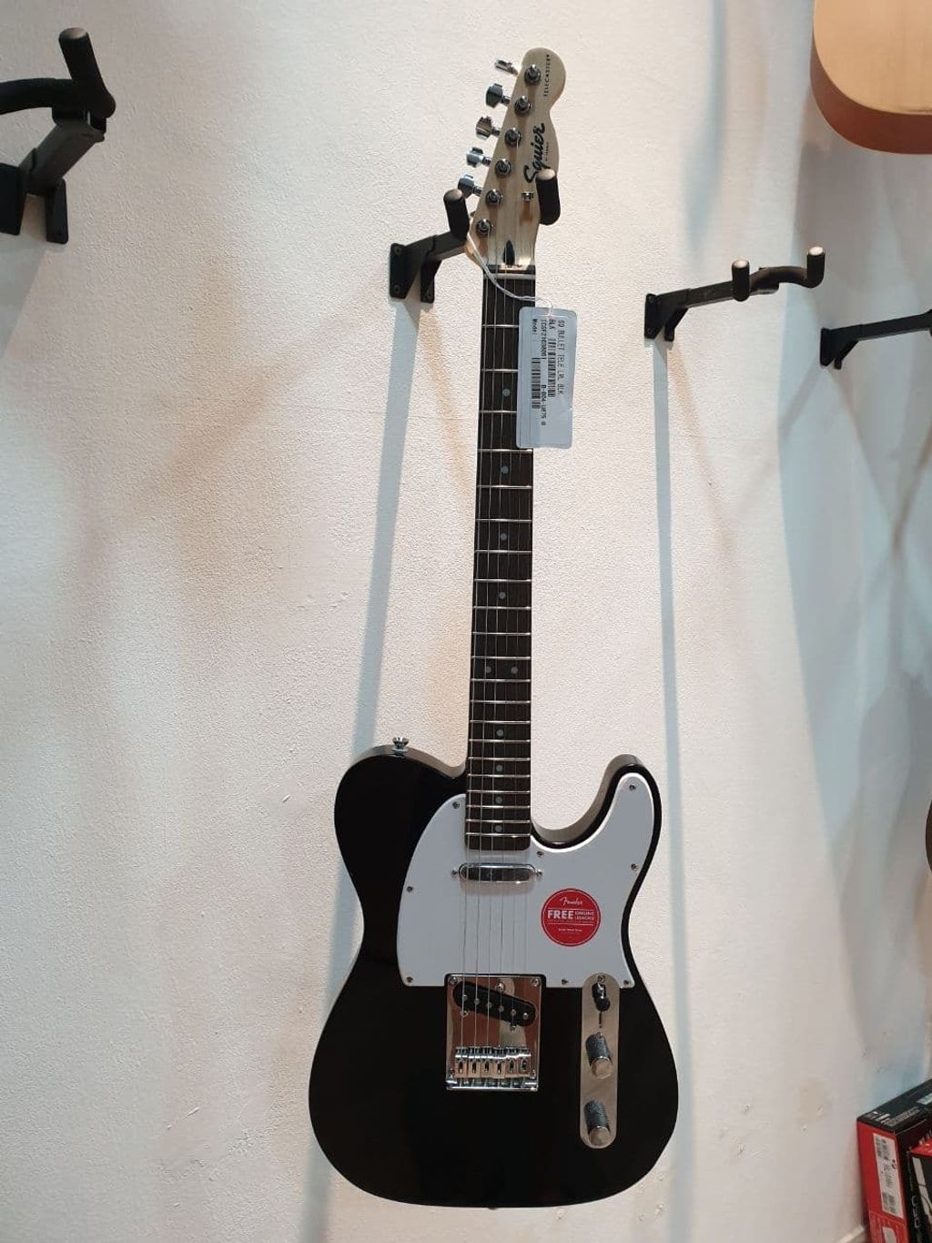 FENDER Squier Bullet Telecaster Electric Guitar, Laurel FB, Black (F03