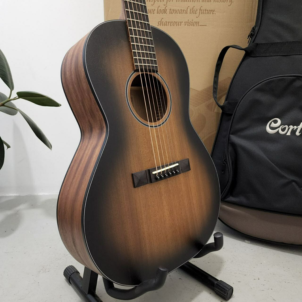 Cort Core-PE Mahogany  Core Series Acoustic Guitar
