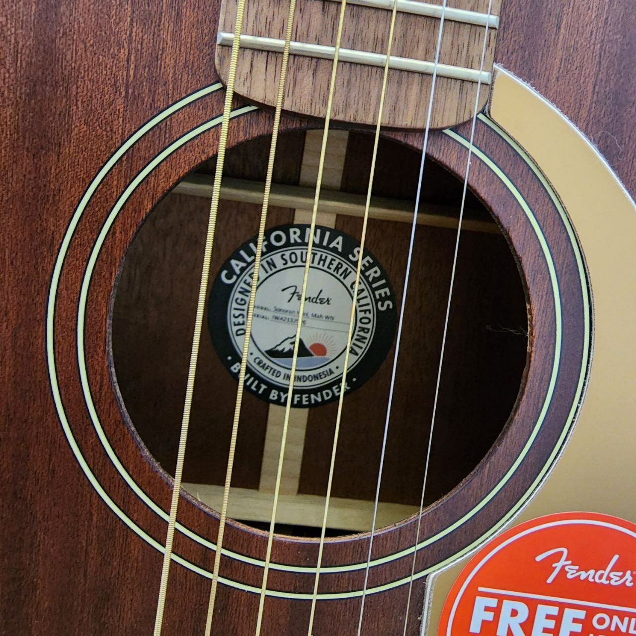 Fender Sonoran Mini All Mahogany, Acoustic Guitar