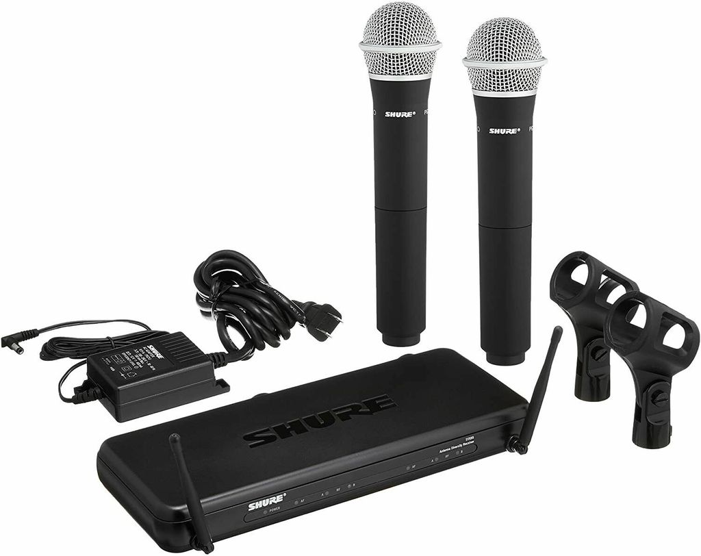Shure SVX288/PG28 Dual Handheld Wireless Microphone System, SVX88 Dual