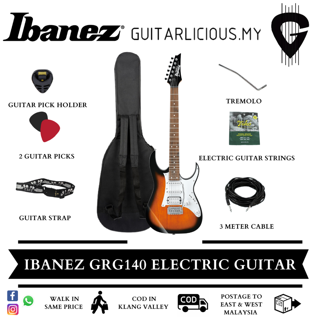 Ibanez GRG140 - Sunburst, Package B