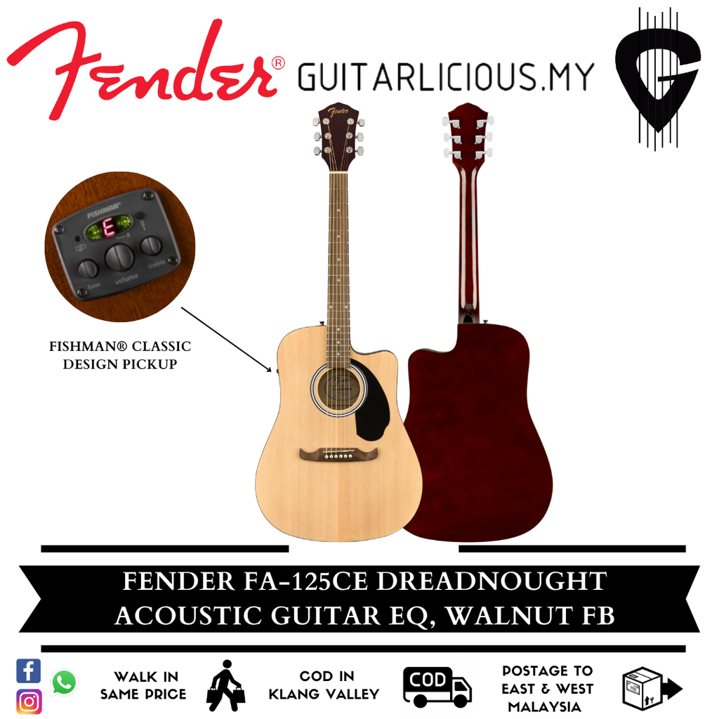 Fender FA-125CE Natural, Package A