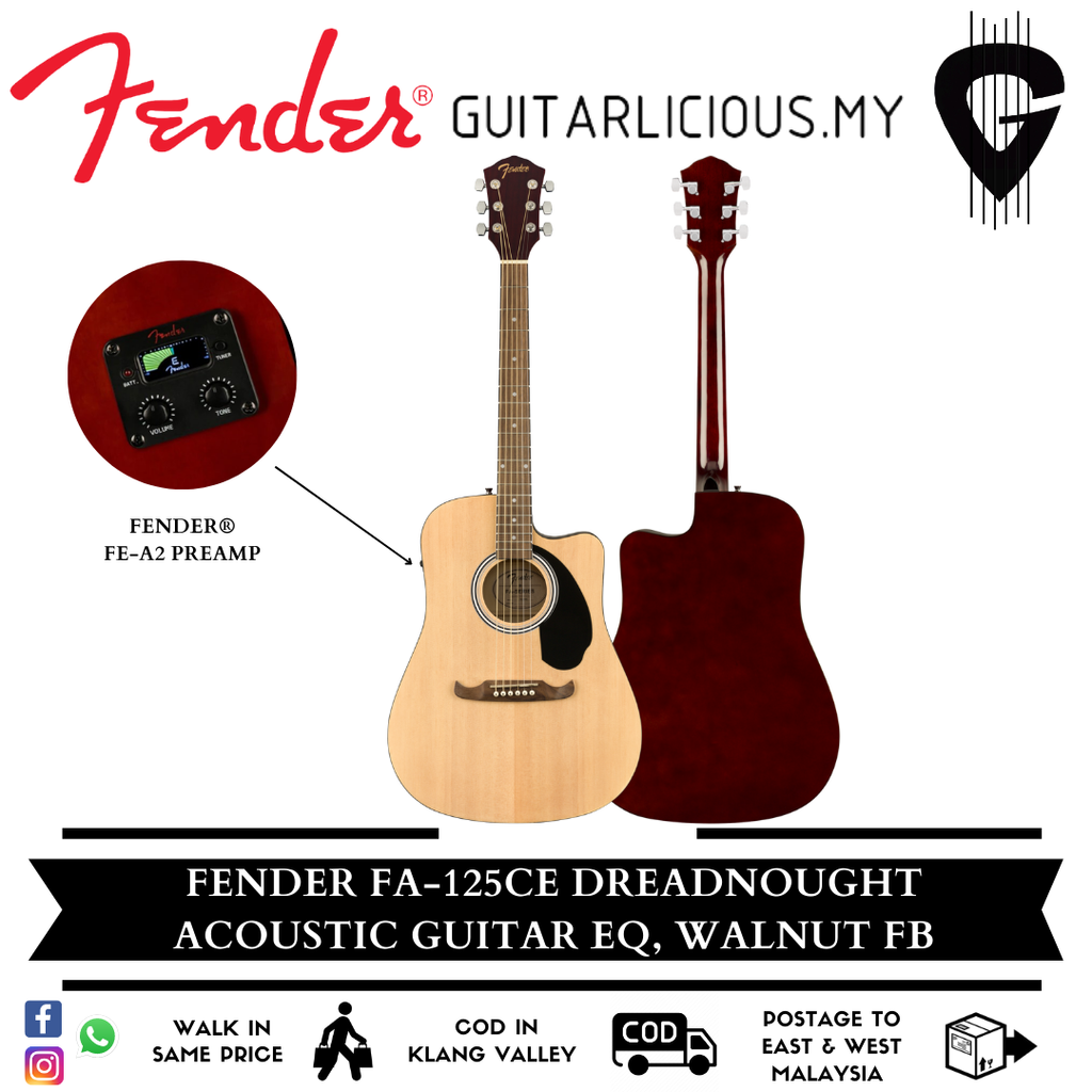 Fender FA-125CE (Fender) Natural, Package A